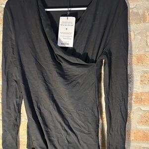 MM Lafleur Black Long Sleeve Top